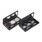Refill Case for 3 colours with Duo Brush (magnetic)/3er Lidschatten-Palette mit Duopinsel (magnetisch)